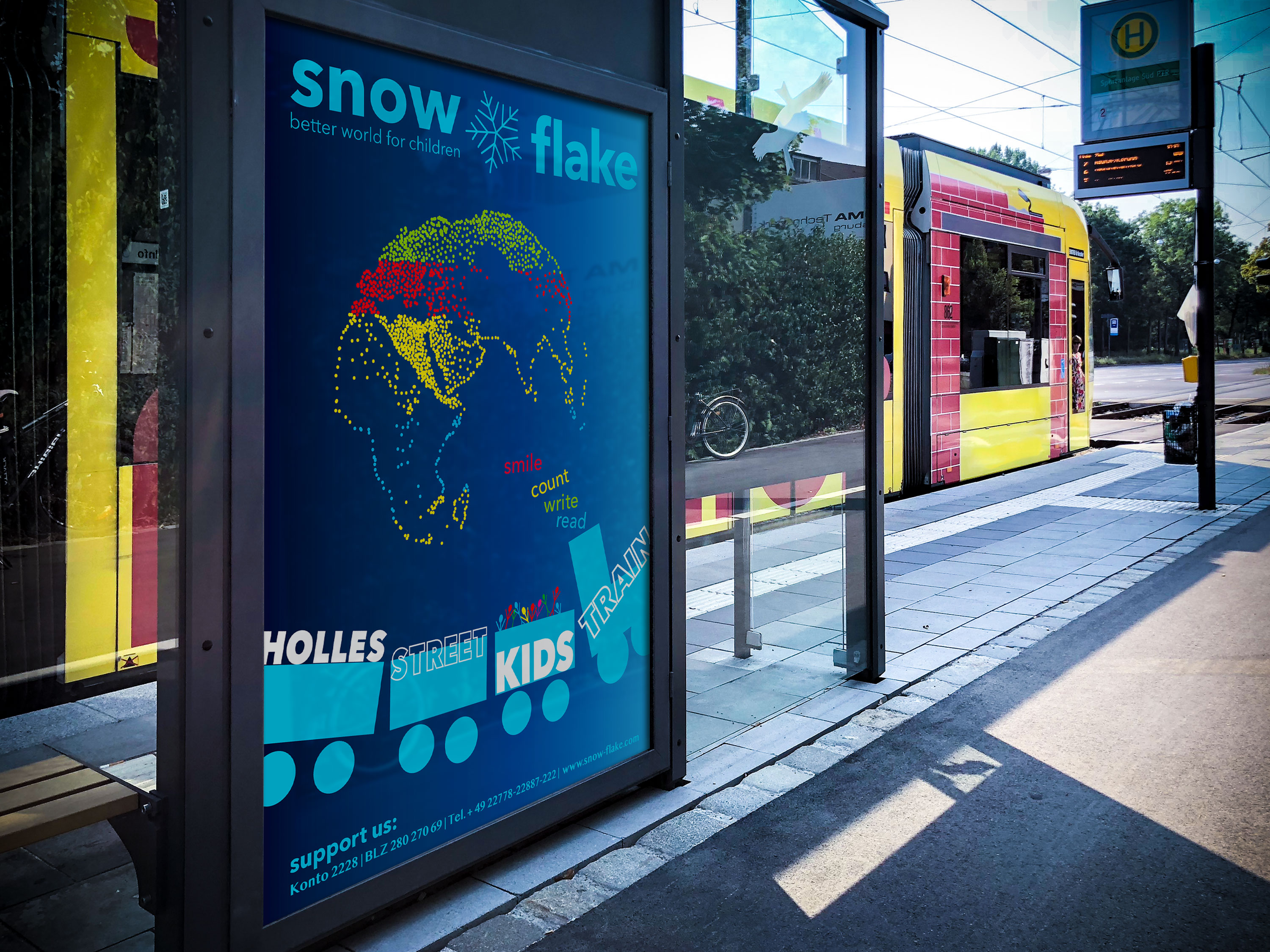 Plakat Snowflake - better world for children